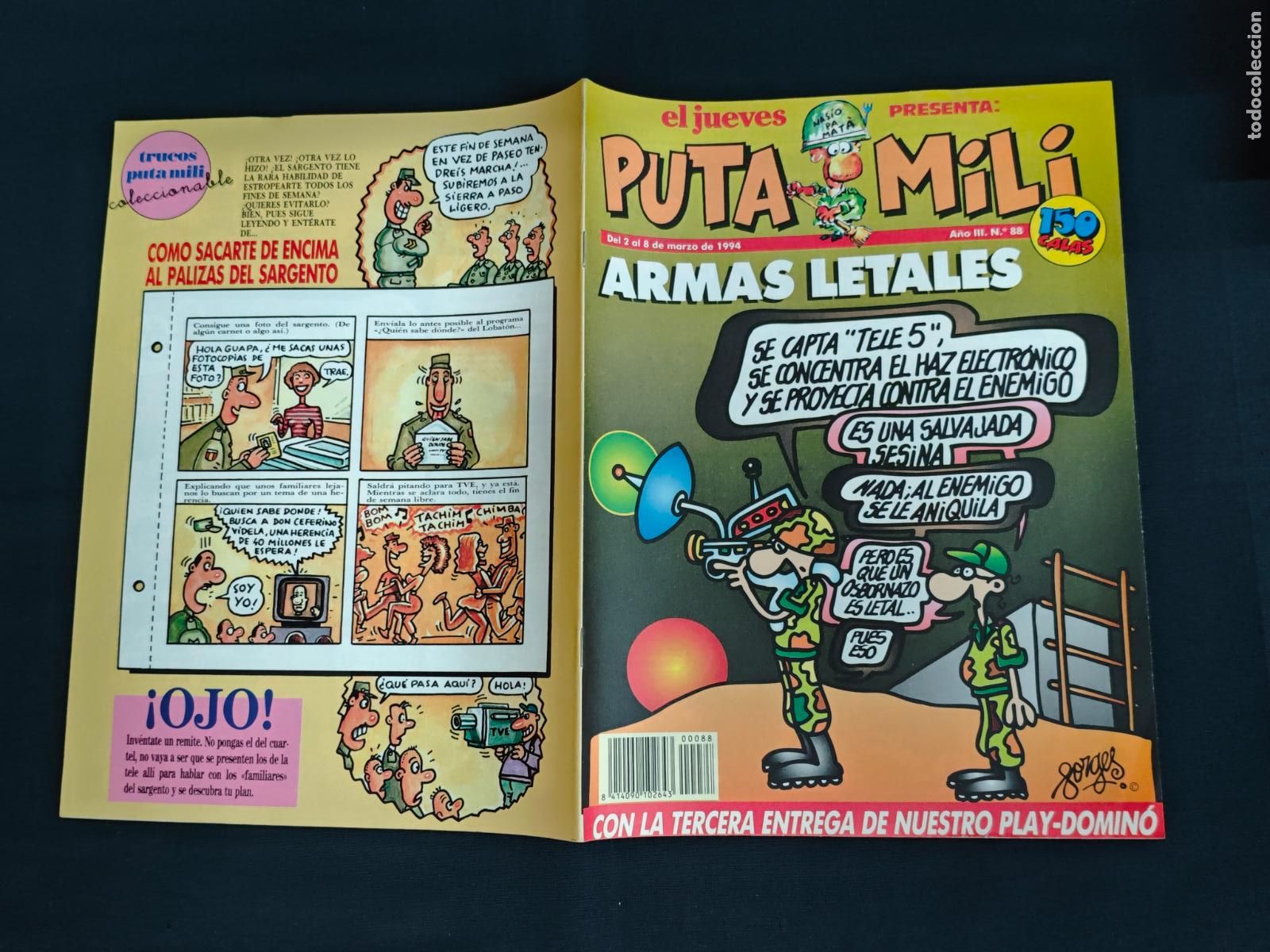 C&oacute;mics: EL JUEVES PRESENTA: PUTA MILI - N&ordm; 88 - NO LLEVA EL PLAY-DOMINO