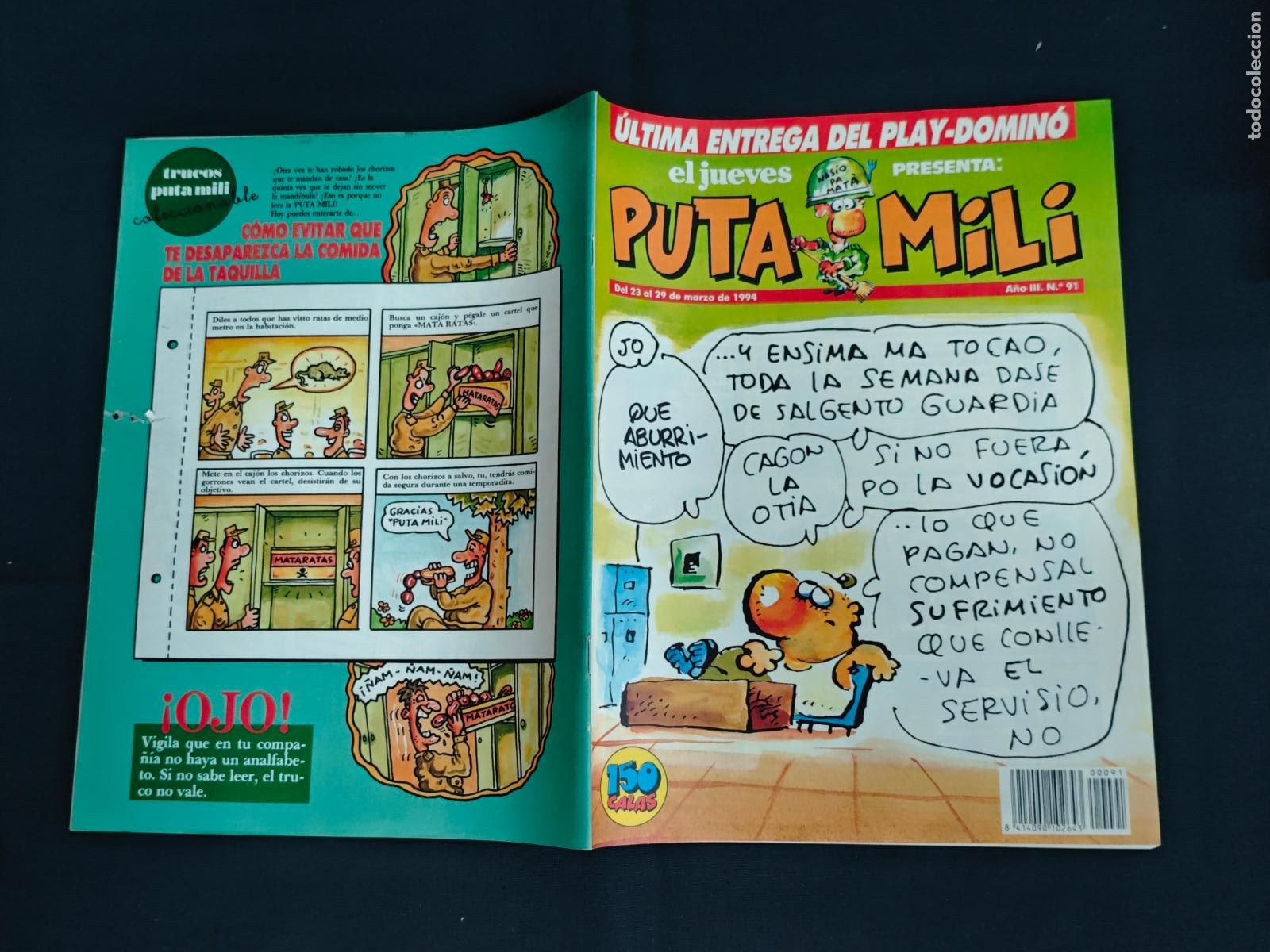 C&oacute;mics: EL JUEVES PRESENTA: PUTA MILI - N&ordm; 91 - NO LLEVA EL PLAY-DOMINO