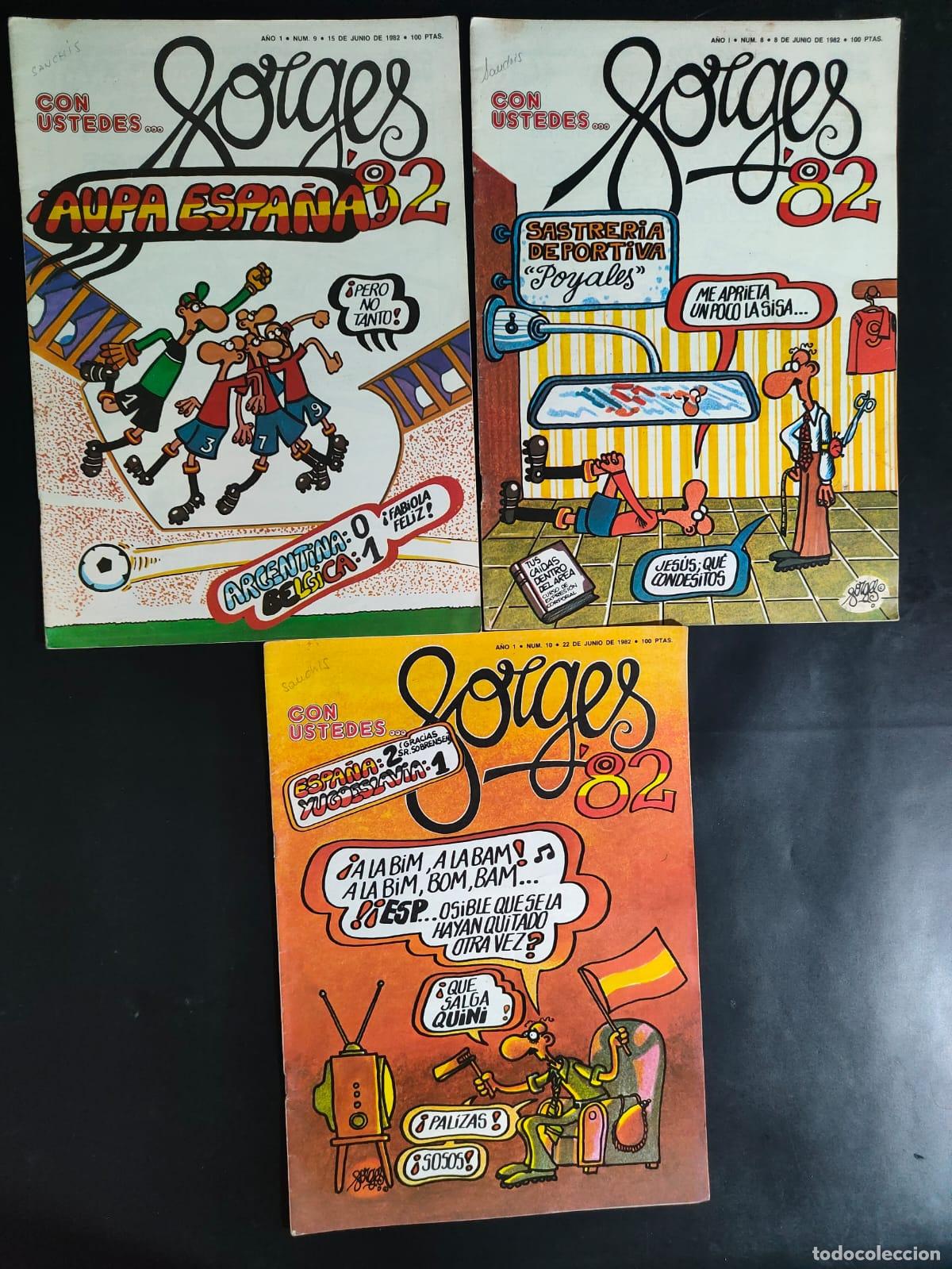 C&oacute;mics: FORGES AUPA ESPA&Ntilde;A NUMEROS 8,9,10