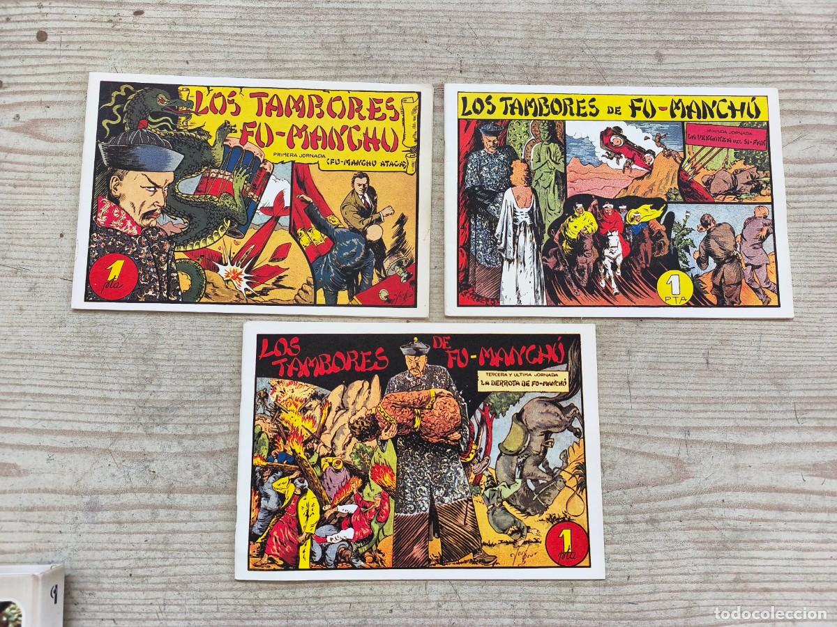 C&oacute;mics: Los tambores de Fu-Manch&uacute; - 3 Numeros Completa - Facsimil - Club Amigos De La Historieta