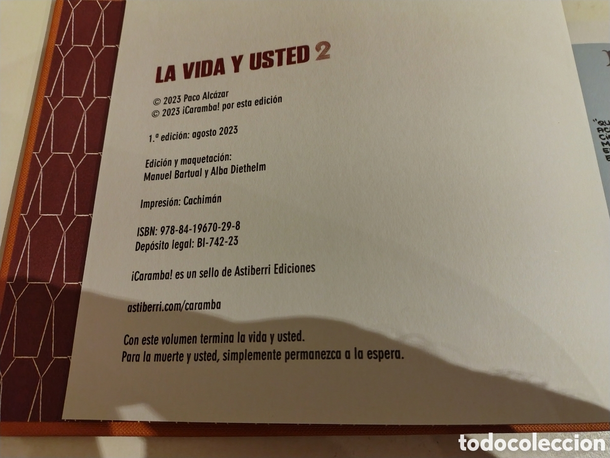 C&oacute;mics: LA VIDA Y USTED Paco Alc&aacute;zar ( 2023 CARAMBA ) - Foto 5