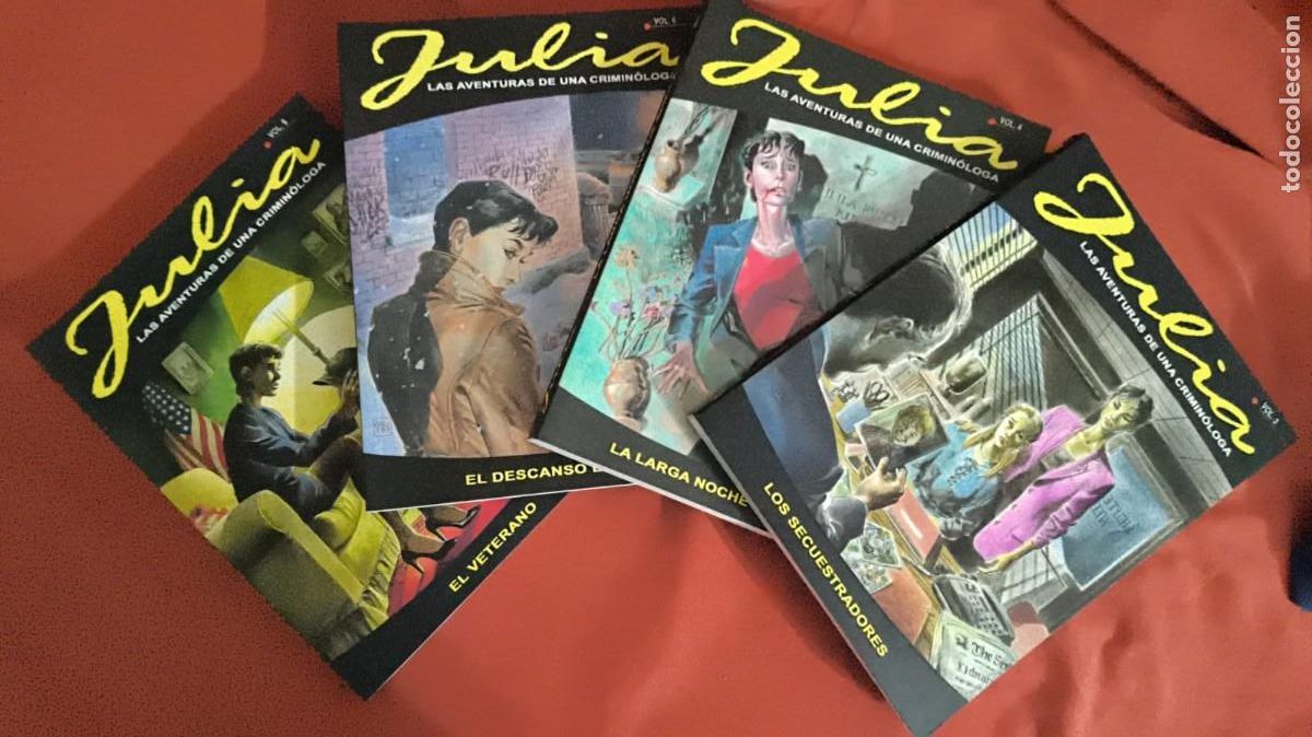 C&oacute;mics: LOTE JULIA LAS AVENTURAS DE UNA CRIMINOLOGA - ALETA - BONELLI COMICS TOMOS 2 3 4 5 Y 6