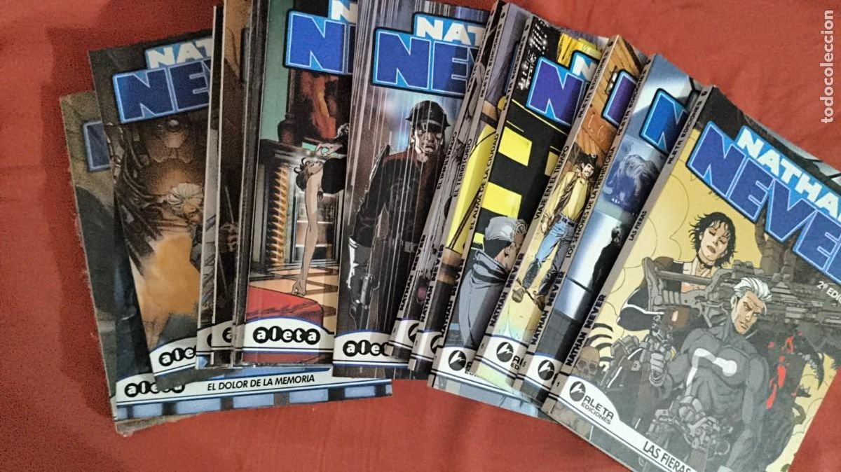 C&oacute;mics: NATHAN NEVER VOL I ALETA LOTE 17 TOMOS N&ordm;S BONELLI 1 5 6 7 8 9 25 26 27 28 29 30 31 32 34 35 Y 36