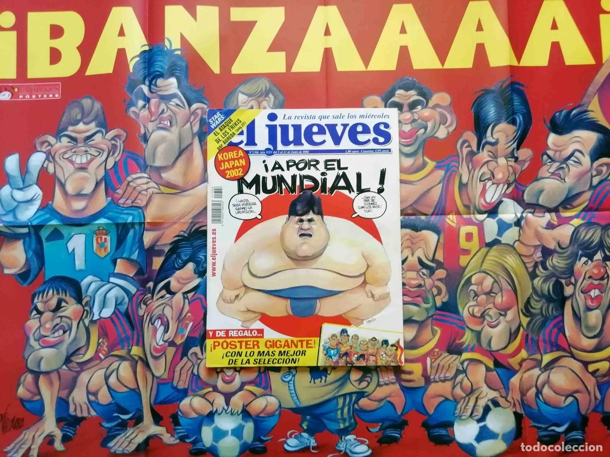 C&oacute;mics: EL JUEVES-MUNDIAL 2002 CON POSTER GIGANTE DE LA SELECCION