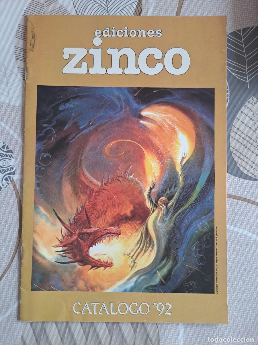 C&oacute;mics: Ediciones Zinco, catalogo 92 Bolsa DA