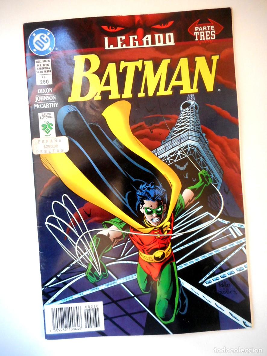 C&oacute;mics: BATMAN N&ordm;260 LEGADO -PARTE 3- (VID-SEPTIEMBRE 1994) CHUCK DIXON - STAZ JOHNSON