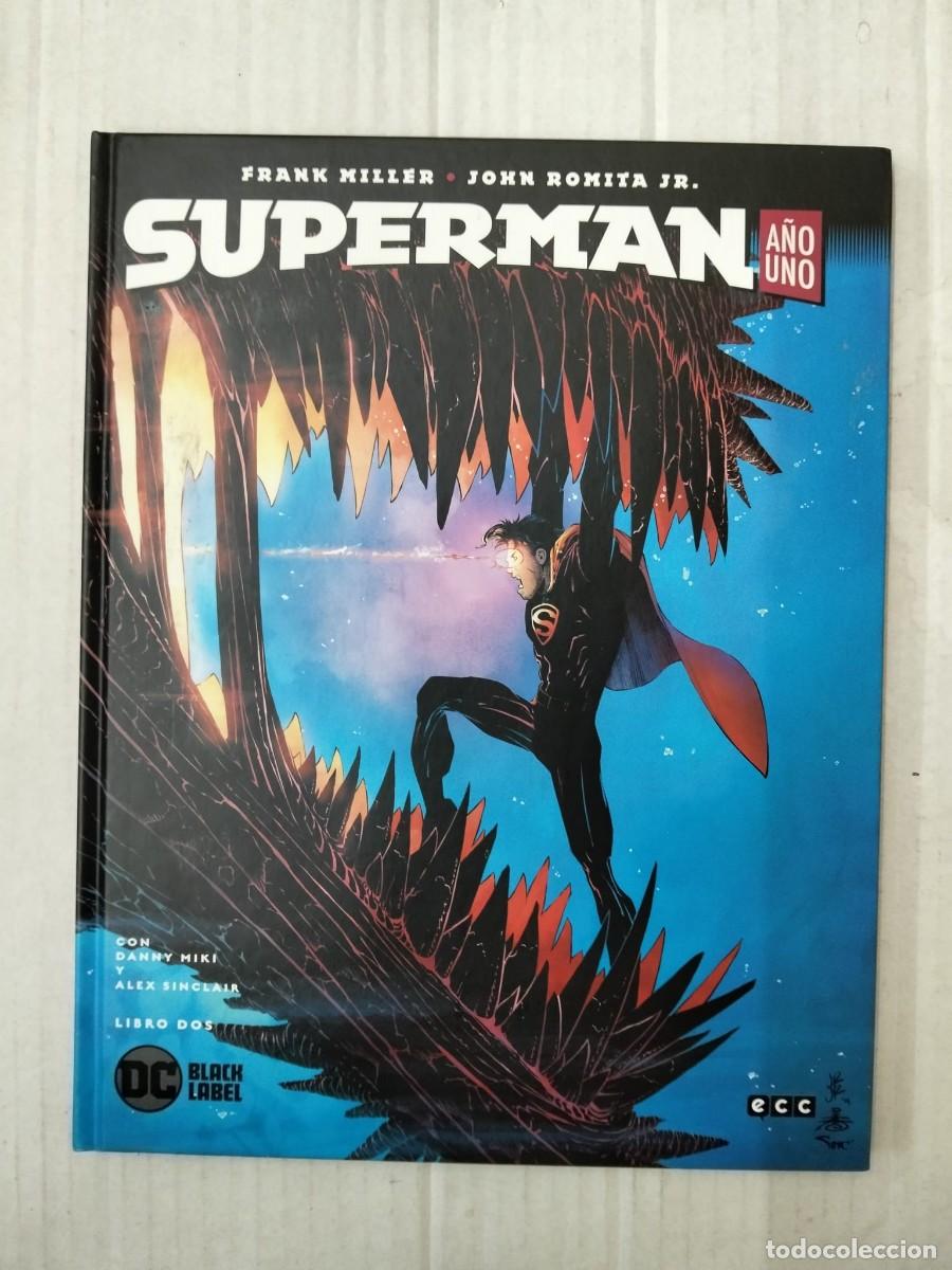 C&oacute;mics: SUPERMAN A&Ntilde;O UNO, LIBRO DOS, de Frank Miller y John Romita Jr. ECC BLACK LABEL