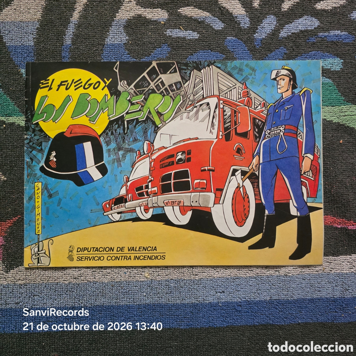 C&oacute;mics: EL FUEGO Y LOS BOMBEROS (DIPUTACI&Oacute;N DE VALENCIA, SERVICIO CONTRA INCENDIOS)
