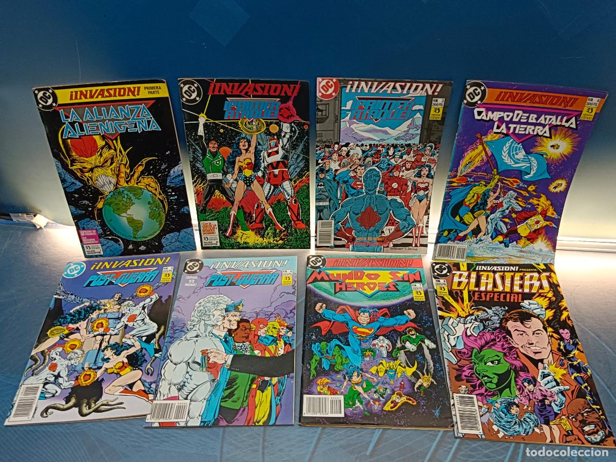 C&oacute;mics: C&oacute;mic, 8 n&uacute;meros, &iexcl;Invasi&oacute;n!, colecci&oacute;n completa. Zinco, DC, a&ntilde;o 1990 - Foto 1