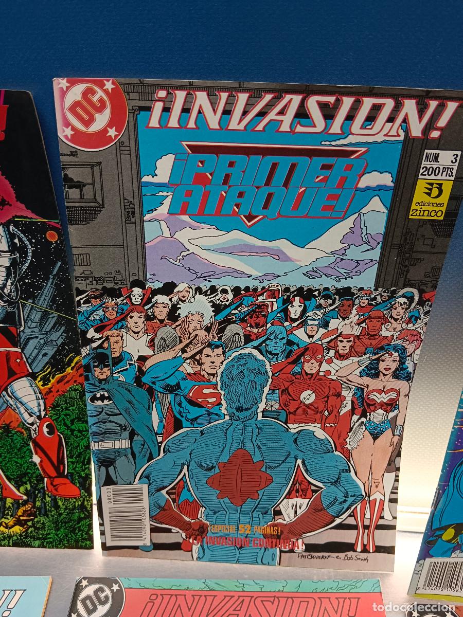 C&oacute;mics: C&oacute;mic, 8 n&uacute;meros, &iexcl;Invasi&oacute;n!, colecci&oacute;n completa. Zinco, DC, a&ntilde;o 1990 - Foto 3