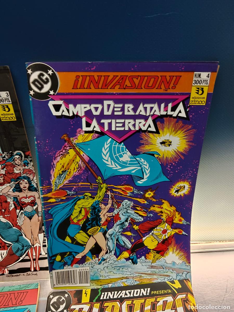 C&oacute;mics: C&oacute;mic, 8 n&uacute;meros, &iexcl;Invasi&oacute;n!, colecci&oacute;n completa. Zinco, DC, a&ntilde;o 1990 - Foto 4