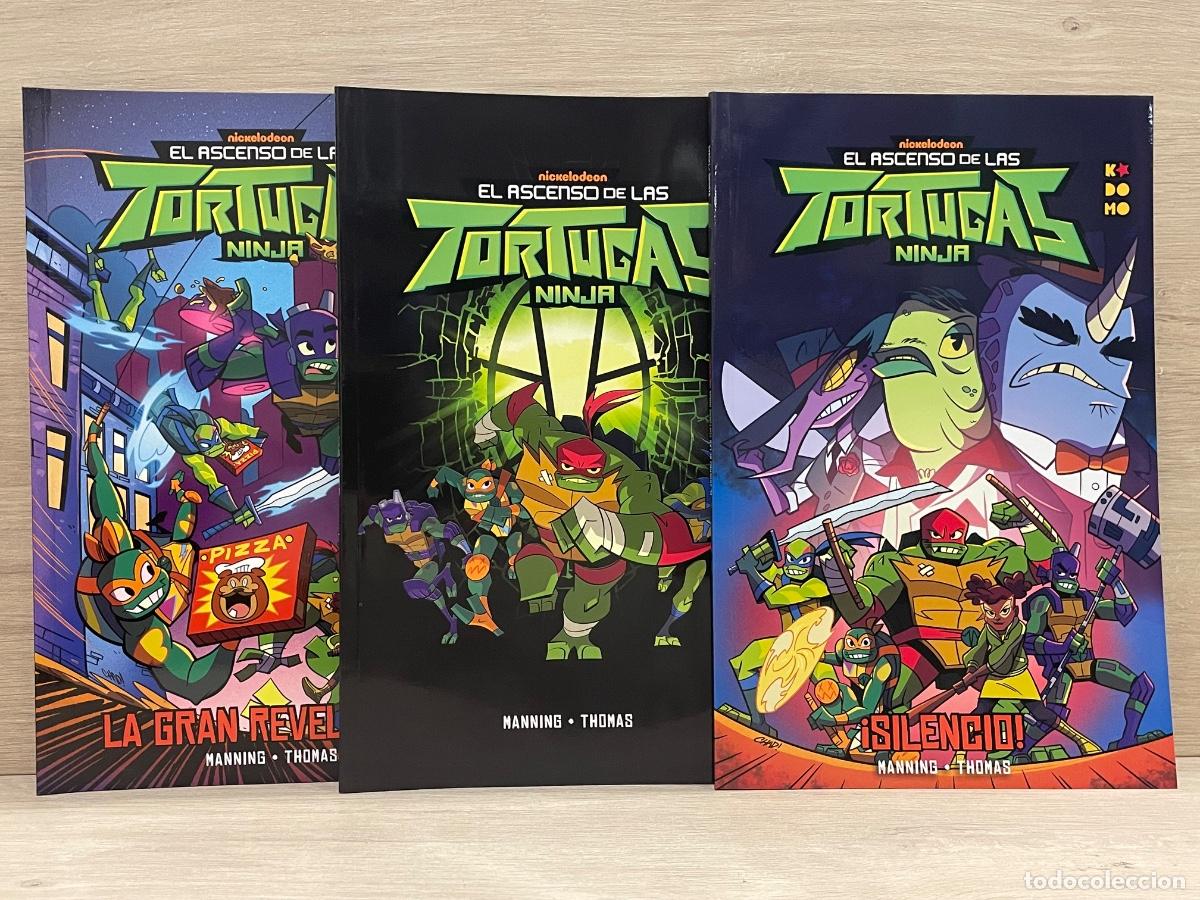 C&oacute;mics: El ascenso de las Tortugas Ninja - Completa 3 vol&uacute;menes - Matthew K. Manning, Chad Thomas