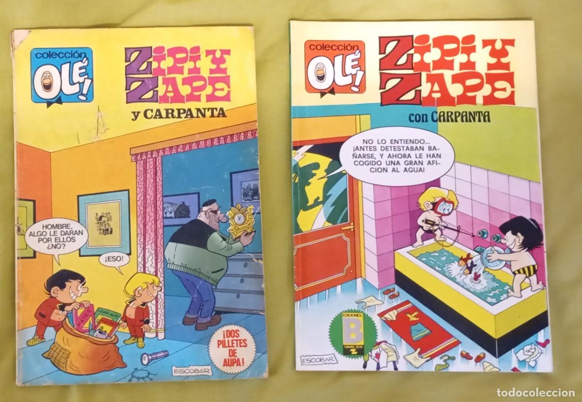 Comics: ZIPI Y ZAPE, c&oacute;mic. Lote 2 ejemplares.