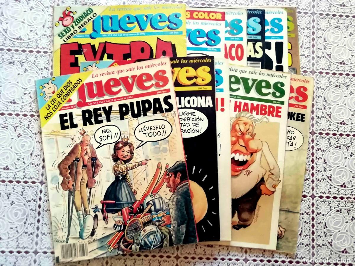 C&oacute;mics: EL JUEVES Lote 1992 -(11 Revistas)
