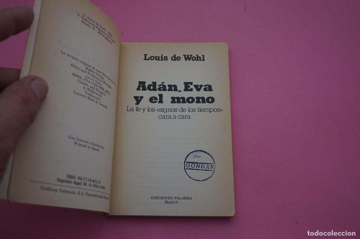 C&oacute;mics: M4D/ ADAN EVA Y EL MONO - LOUIS DE WOHL / EDICIONES PALABRA - Foto 2