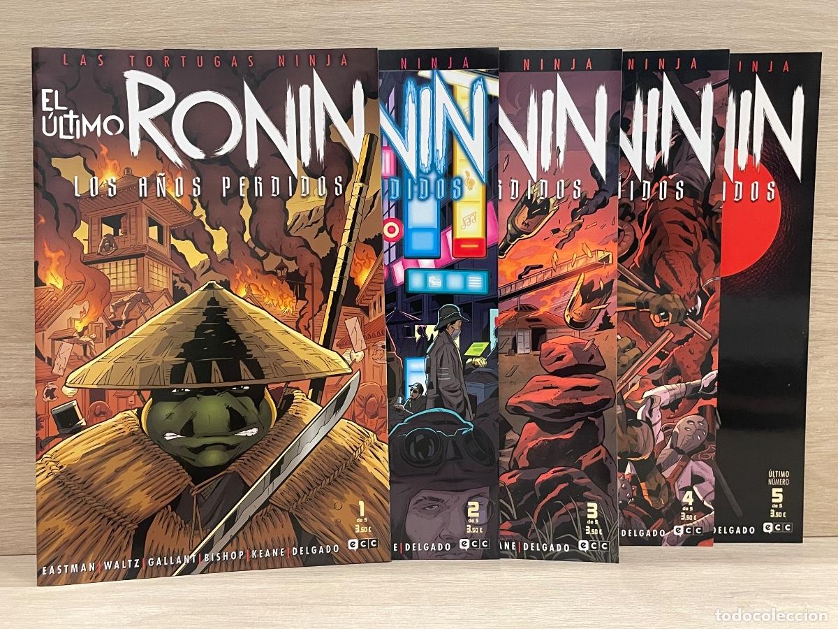 C&oacute;mics: Las Tortugas Ninja El &Uacute;ltimo Ronin Los A&ntilde;os Perdidos / Completa 5 num. (ECC, 2023) - Eastman / Waltz