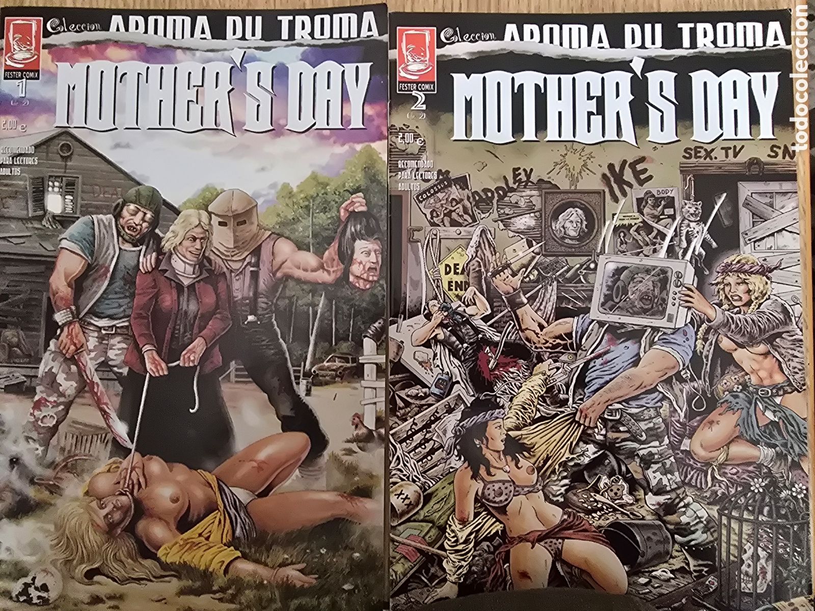 C&oacute;mics: MOTHER'S DAY. COLECCI&Oacute;N AROMA DU TROMA.COMPLETA 2 NUM.