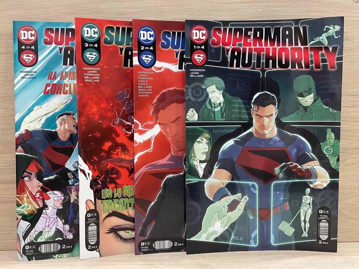 C&oacute;mics: Superman y Authority - Completo 4 vol&uacute;menes - Grant Morrison, Mikel Janin - ECC - Foto 1