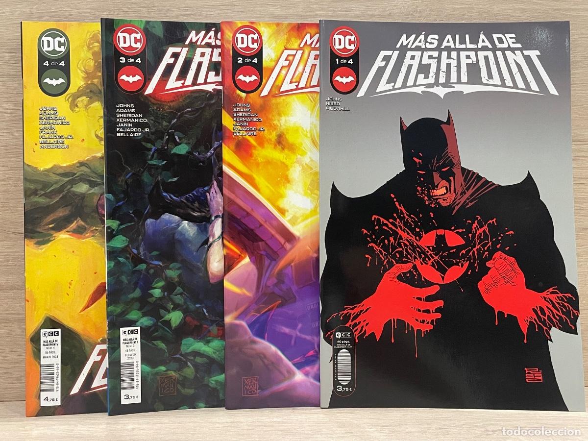 C&oacute;mics: M&aacute;s all&aacute; de Flashpoint - Completo 4 vol&uacute;menes - Mikel Janin, Eduardo Risso - ECC - Foto 1