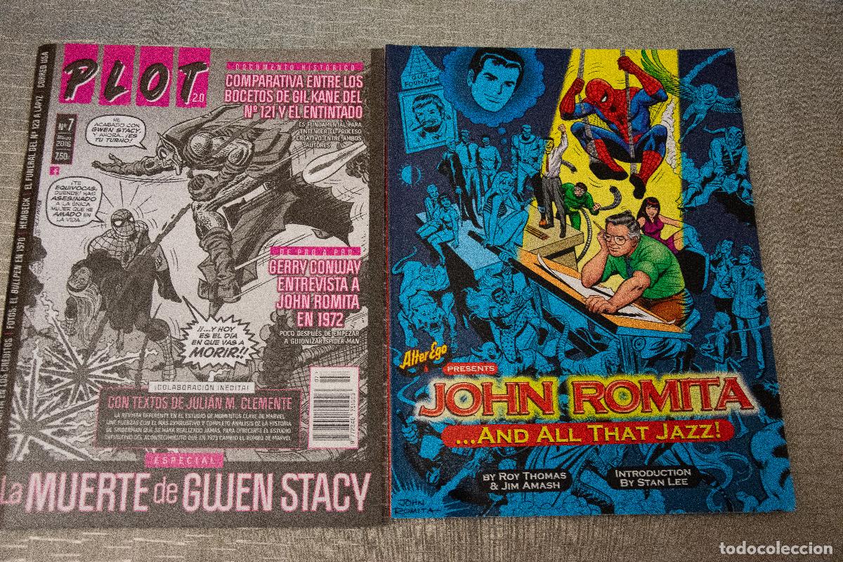 C&oacute;mics: 2 REVISTAS SPIDERMAN PLOT 7 MONOGR&Aacute;FICO LA MUERTE DE GWEN STACY YJOHN ROMITA...AND ALL THAT JAZZ!