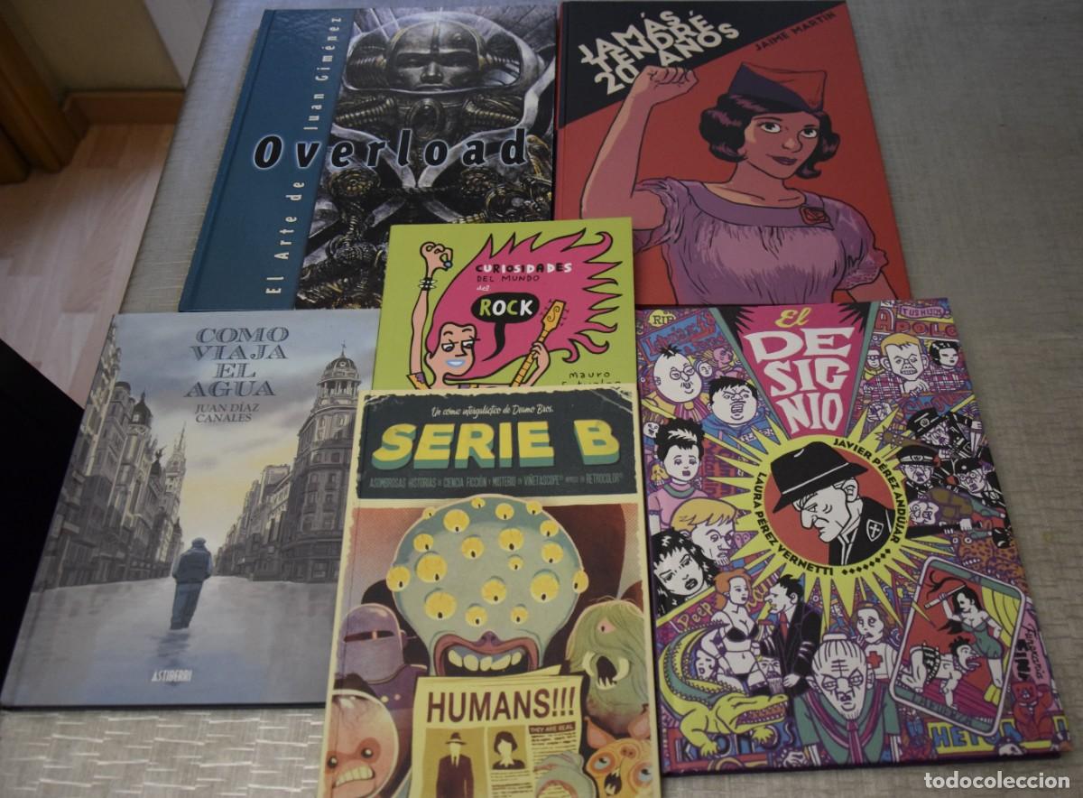 C&oacute;mics: LOTE 6 C&Oacute;MICS TAPA DURA VARIOS CON AUT&Oacute;GRAFO Y DIBUJO (VER DETALLES Y FOTOS) NOVELA GR&Aacute;FICA