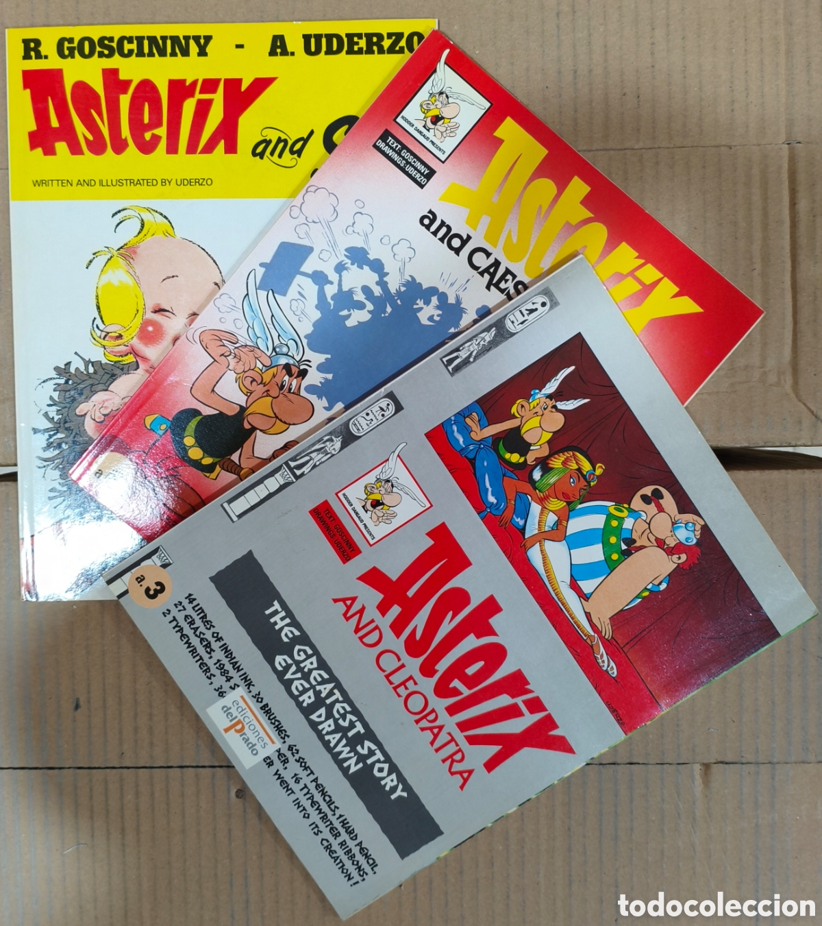 C&oacute;mics: Lote de c&oacute;mics Ast&eacute;rix en ingl&eacute;s. Ediciones el Prado ed. 9788478380107