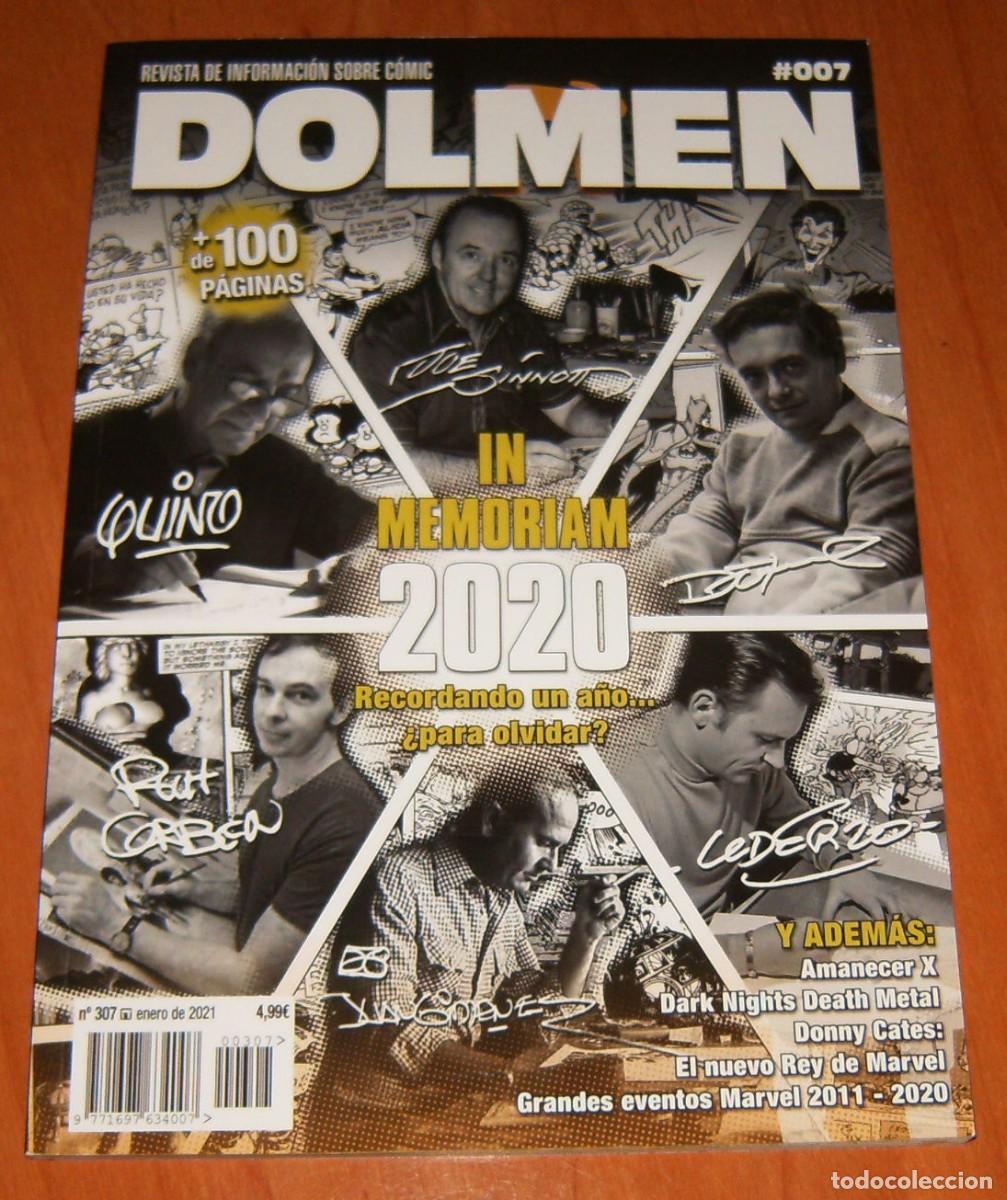 C&oacute;mics: DOLMEN . N&ordm; 307 . REVISTA DE COMICS . ENERO 2021 . IN MEMORIAM 2020