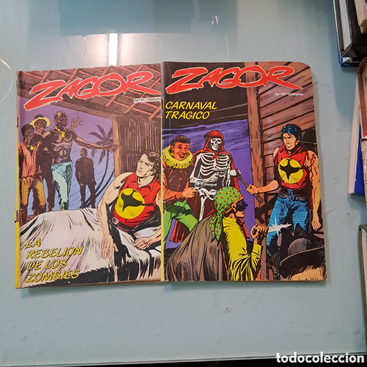 C&oacute;mics: Zamora, 100 pesetas, n&uacute;mero 11 y 17 - Foto 1
