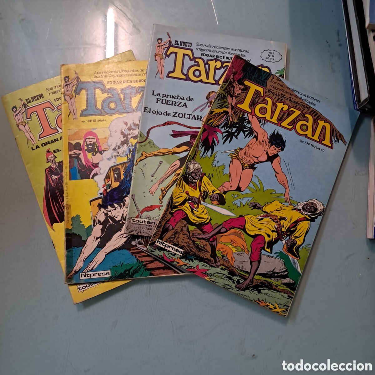 C&oacute;mics: Tarzan, Edgar Rice Burroughs,Hitpress, 6,15,10,7