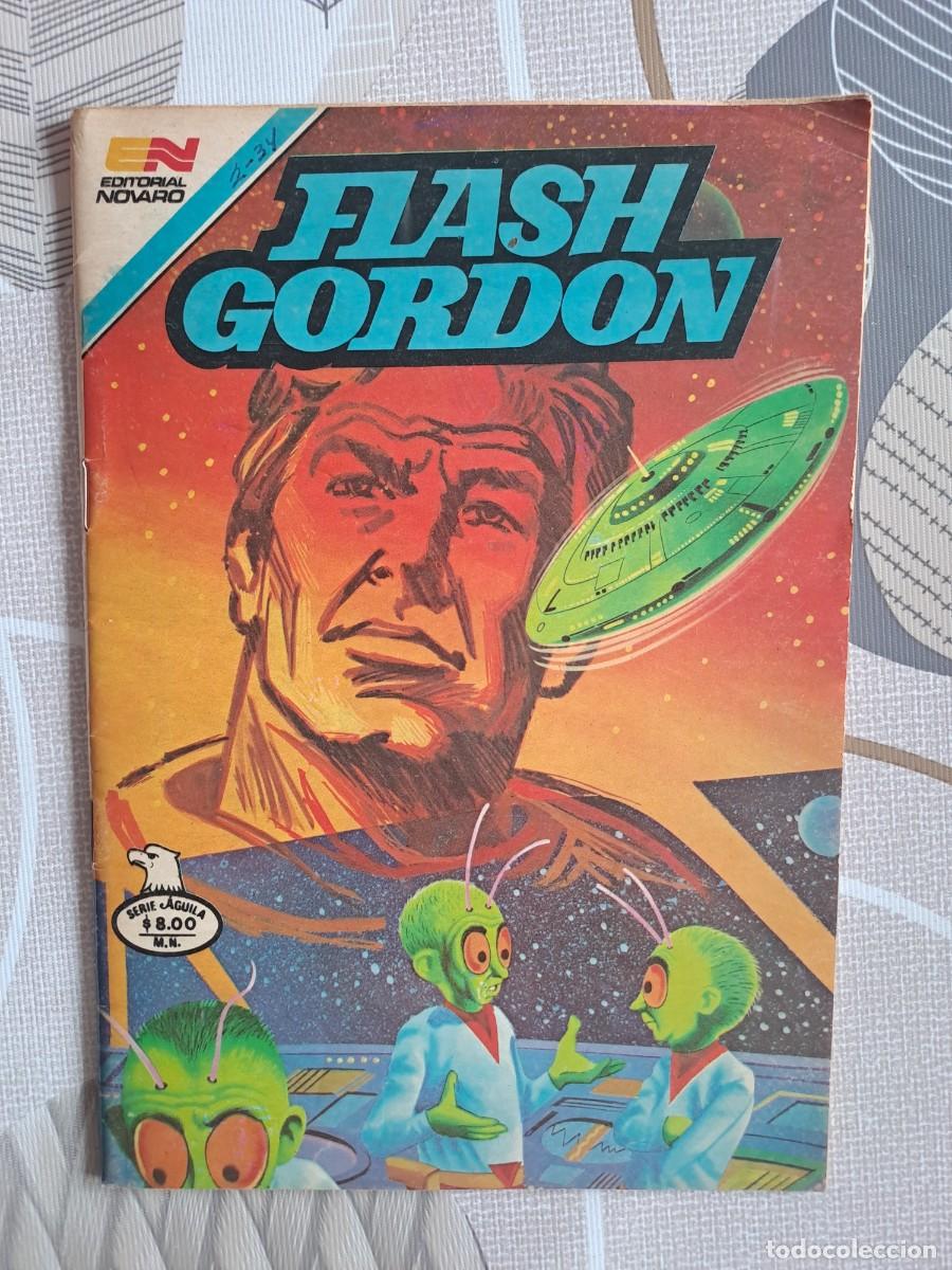 C&oacute;mics: Flash Gordon 34, Novaro en muy buen estado Bolsa DA