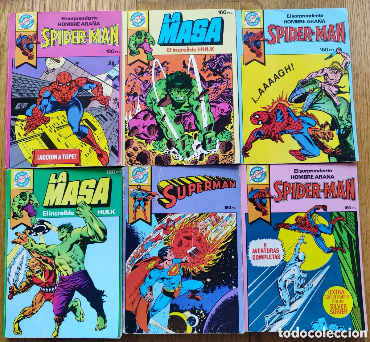C&oacute;mics: POCKET DE ASES, Bruguera, colecci&oacute;n completa, 1 A 39.
