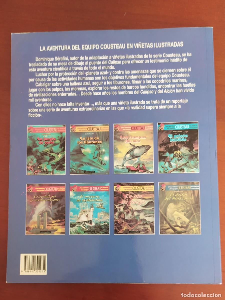 C&oacute;mics: comic. Cousteau. El Delf&iacute;n del Amazonas. Dominique S&eacute;rafini. Ediciones folio - Foto 2