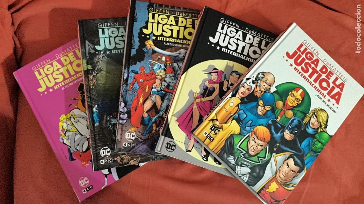 C&oacute;mics: Liga de la Justicia Internacional 1 2 3 4 y 5 Ecc Jli Jla Jle Giffen DeMatteis Maguire Sears Hughes