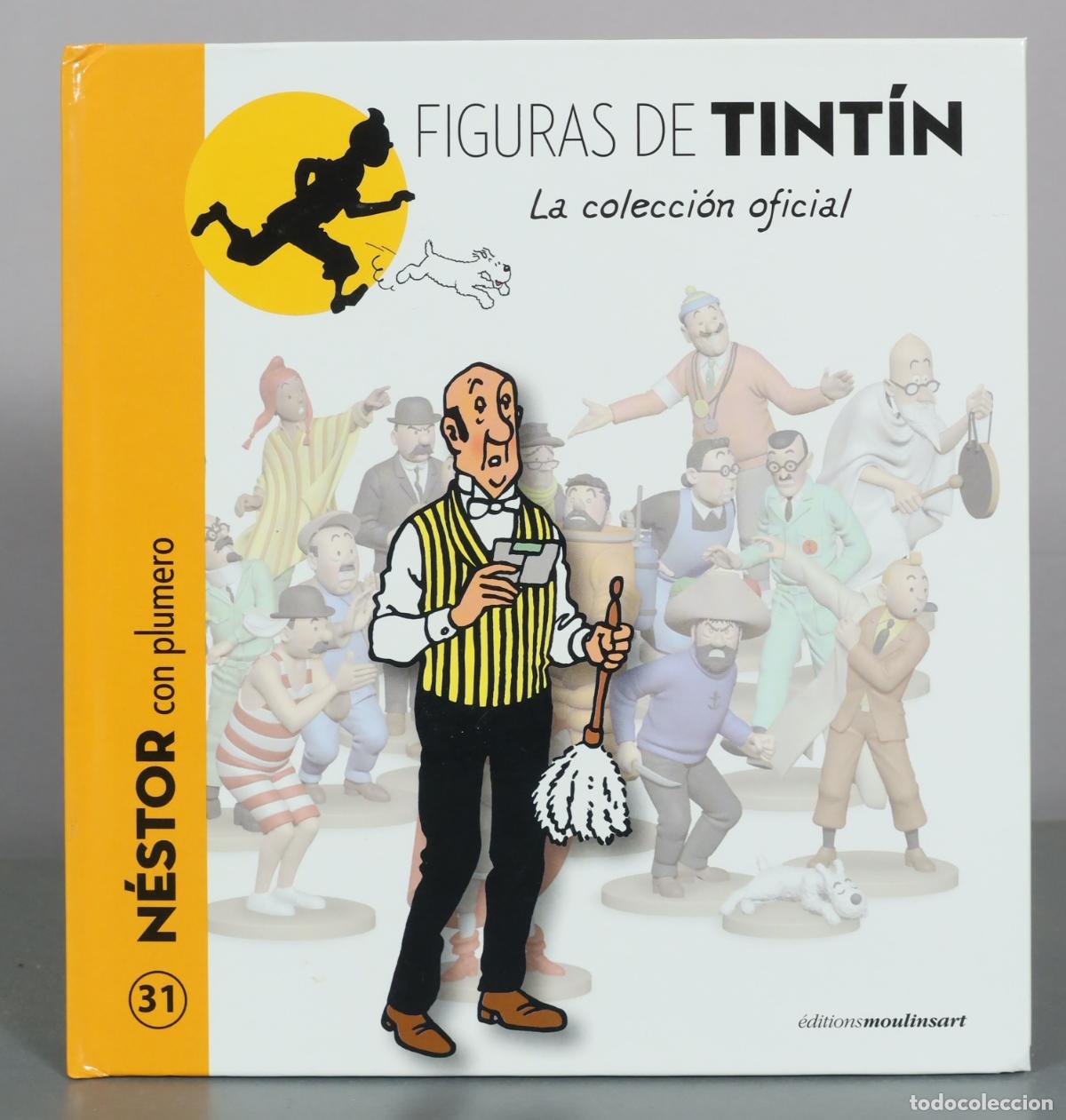 C&oacute;mics: Figuras de Tint&iacute;n - La colecci&oacute;n oficial - N&eacute;stor con plumero - &Eacute;ditions Moulinsart