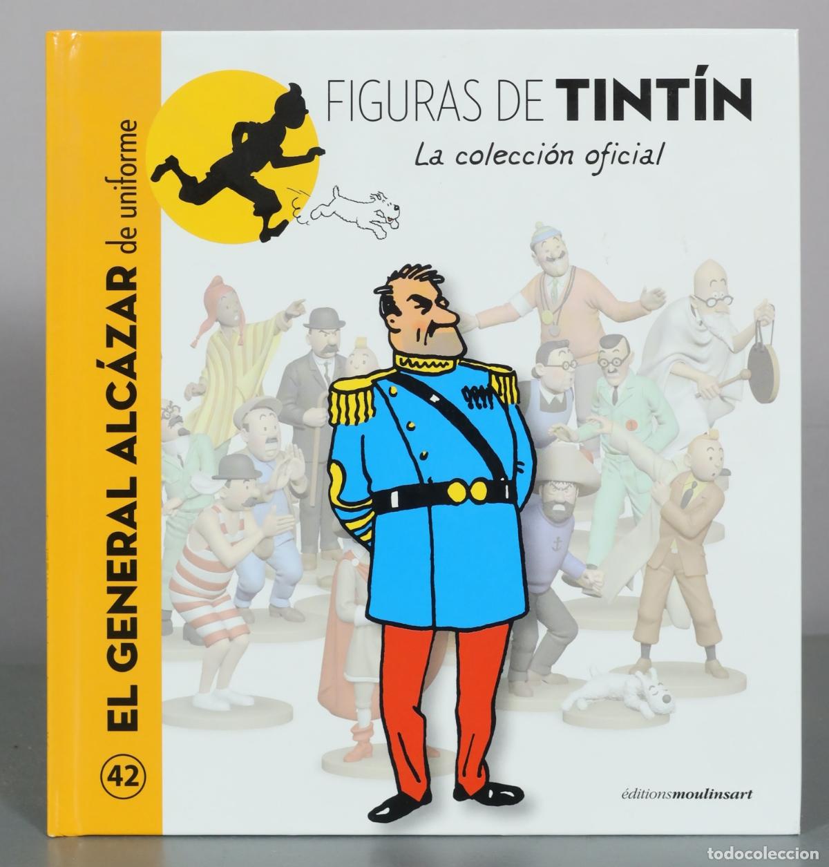 C&oacute;mics: Figuras de Tint&iacute;n - La colecci&oacute;n oficial - El General Alc&aacute;zar de uniforme - &Eacute;ditions Moulinsart