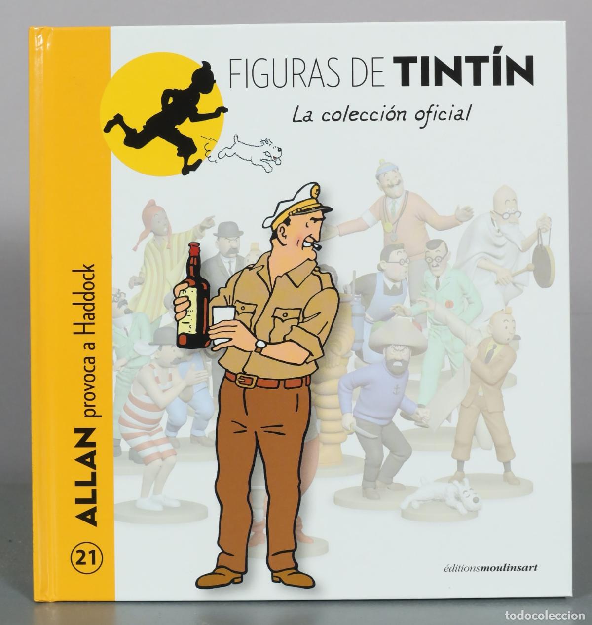C&oacute;mics: Figuras de Tint&iacute;n - La colecci&oacute;n oficial 21 - Allan provoca a Haddock - &eacute;ditionsmoulinsart