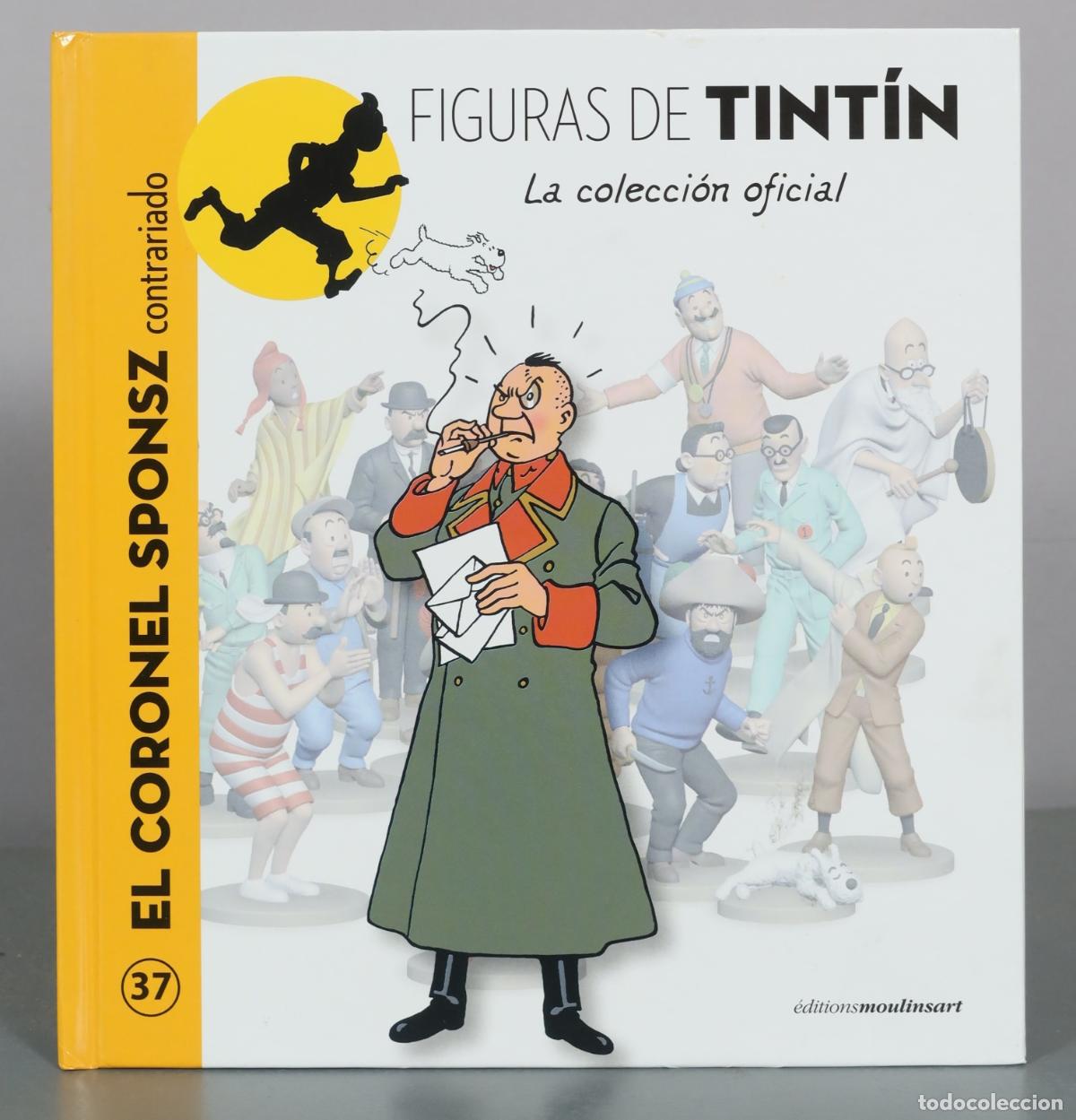 C&oacute;mics: El coronel Sponsz contrariado - Figuras de Tint&iacute;n La colecci&oacute;n oficial - &Eacute;ditions Moulinsart