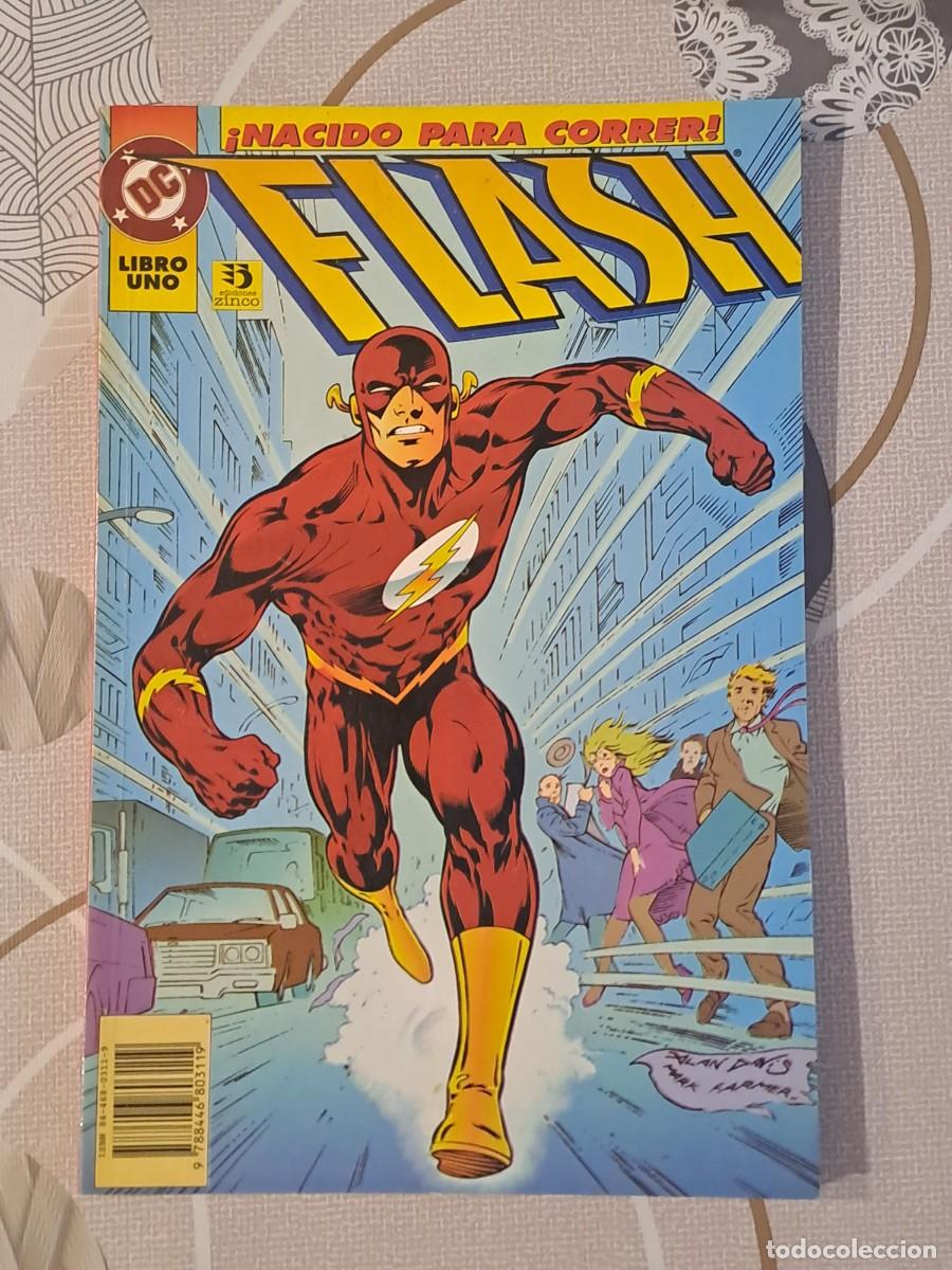 C&oacute;mics: Flash, nacido para correr, libro uno, Zinco en muy buen estado Bolsa DA
