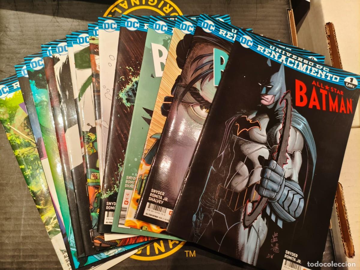 Comics : ALL STAR BATMAN - UNIVERSO DC RENACIMIENTO N&ordm;S 1-5, 7-15. - ECC - SNYDER ROMITA JR SHALVEY
