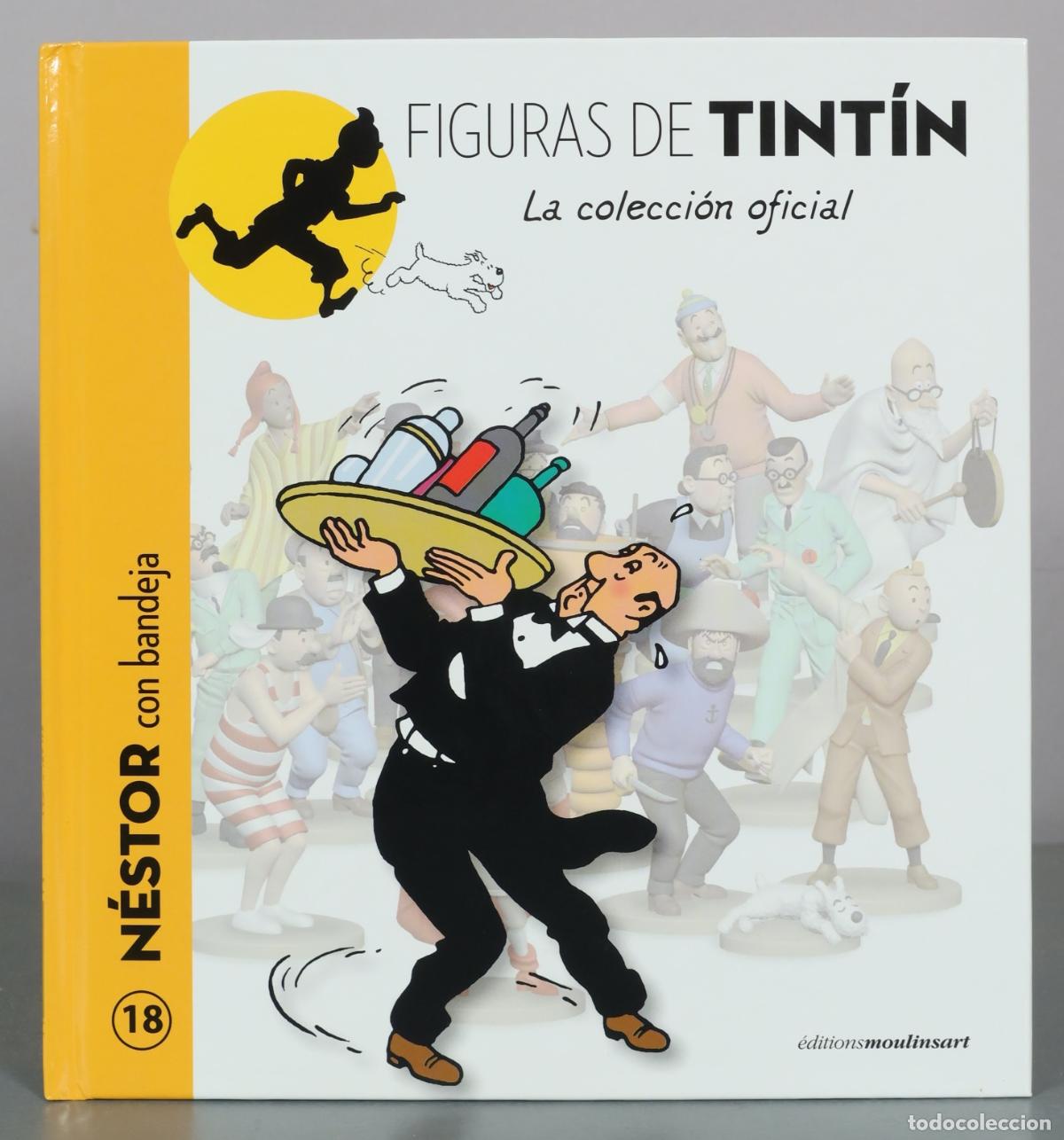 Comics: N&eacute;stor con bandeja - Figuras de Tint&iacute;n La colecci&oacute;n oficial - &Eacute;ditions Moulinsart