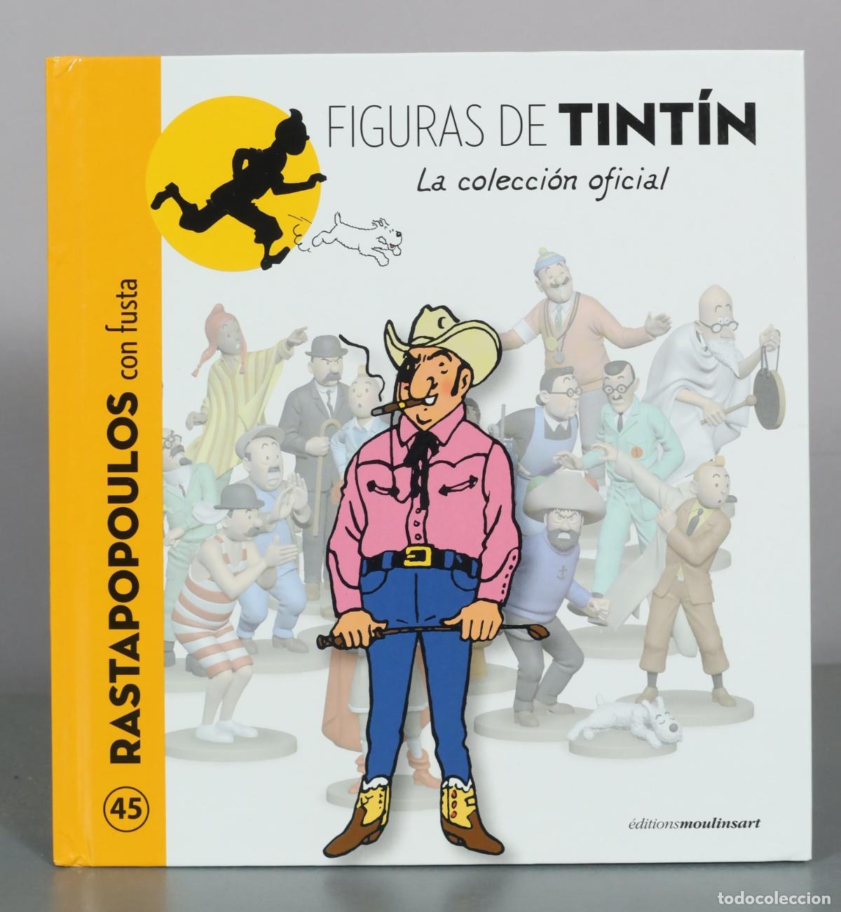 C&oacute;mics: Figuras de Tint&iacute;n: La colecci&oacute;n oficial - Rastapopoulos con fusta - &eacute;ditionsmoulinsart