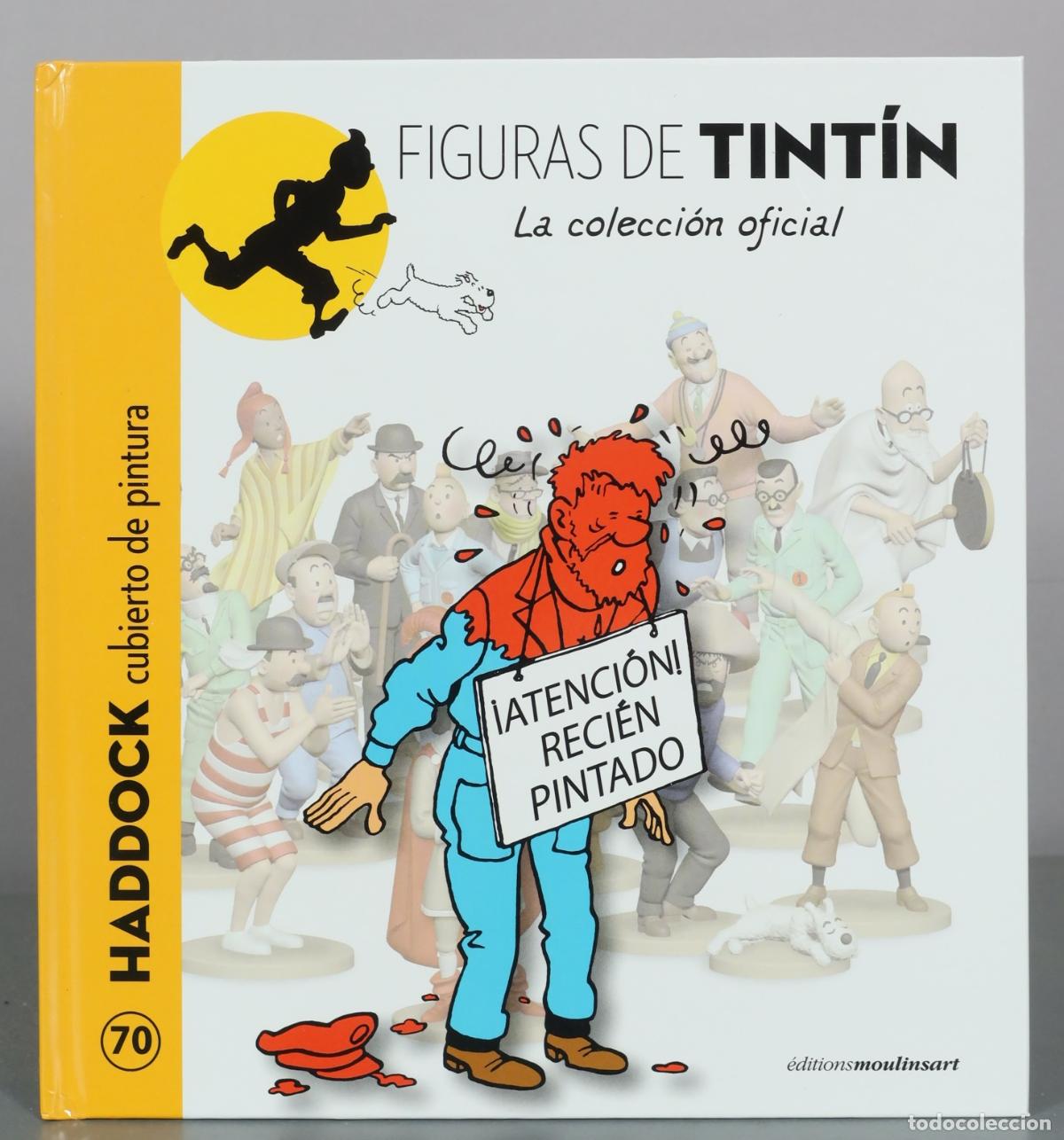 C&oacute;mics: Figuras de Tint&iacute;n - La colecci&oacute;n oficial - 70 - Haddock cubierto de pintura - &eacute;ditions moulinsart