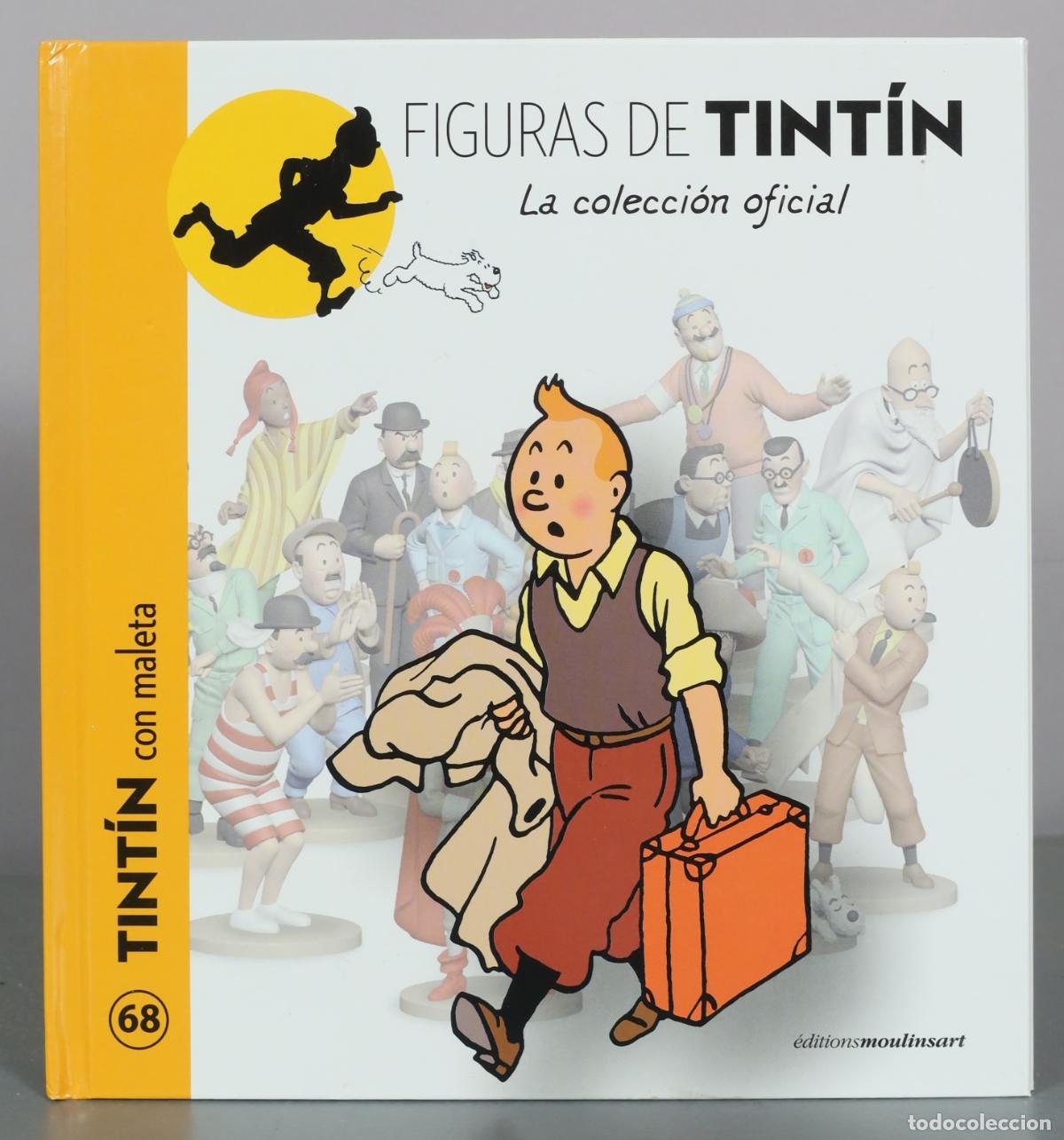 Comics: Figuras de Tint&iacute;n - La colecci&oacute;n oficial - Tint&iacute;n con maleta - &Eacute;ditions Moulinsart