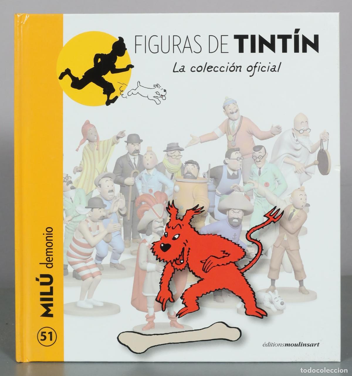C&oacute;mics: Figuras de Tint&iacute;n La colecci&oacute;n oficial - Mil&uacute; demonio - &Eacute;ditions Moulinsart