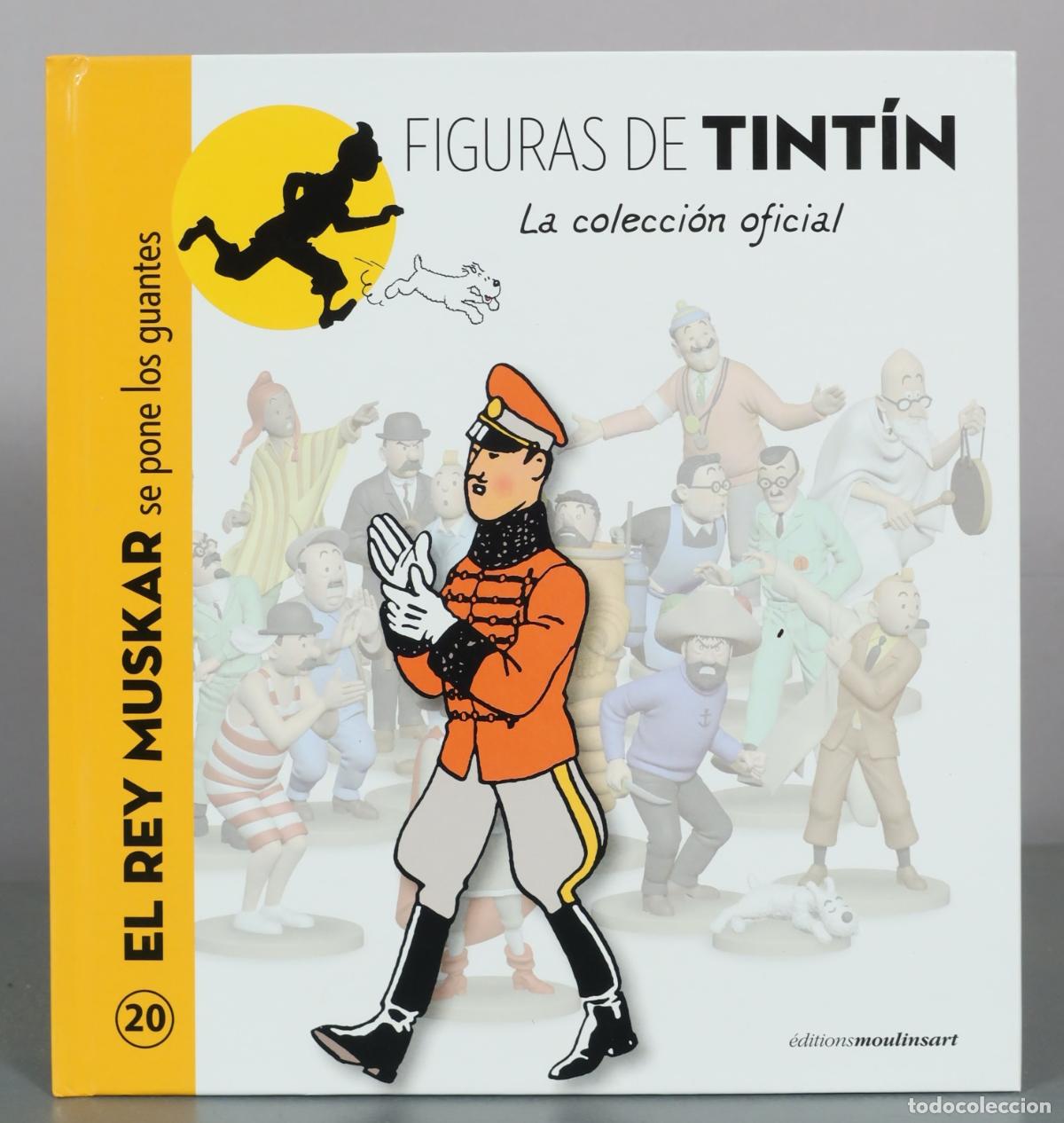 C&oacute;mics: Figuras de Tint&iacute;n - El Rey Muskar se pone los guantes - &Eacute;ditions Moulinsart