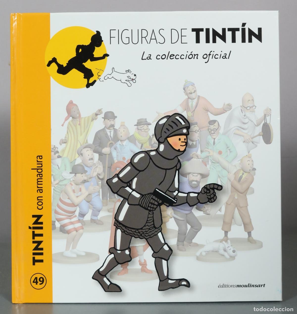 C&oacute;mics: Figuras de Tint&iacute;n - La colecci&oacute;n oficial - Tint&iacute;n con armadura - &Eacute;ditions Moulinsart