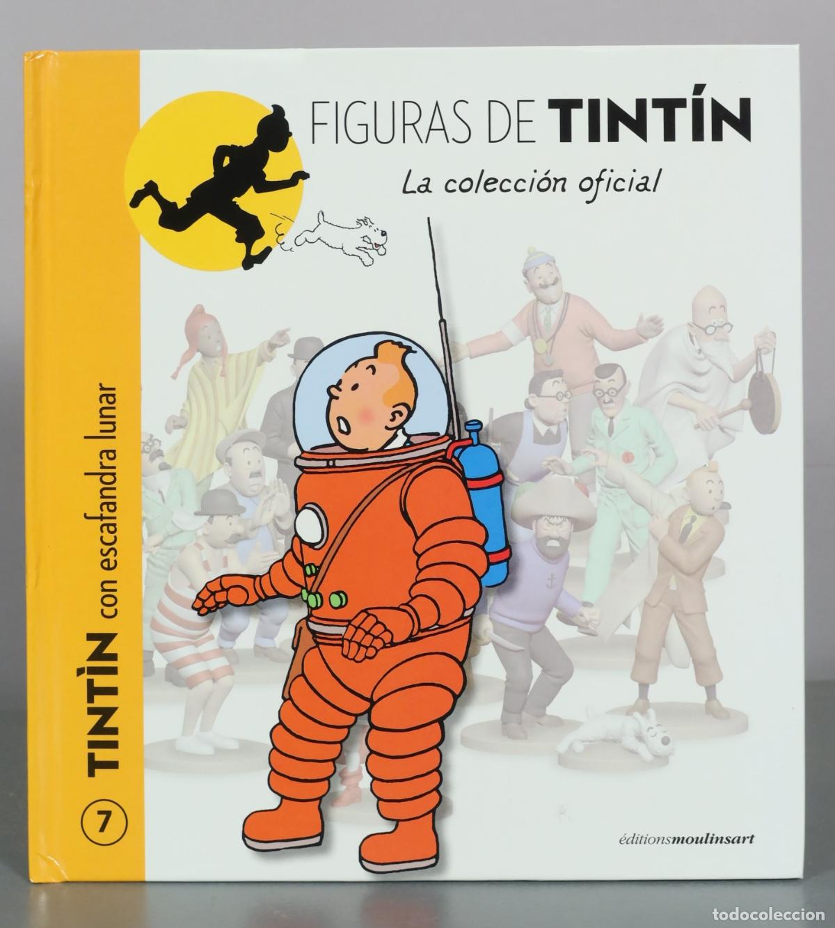 C&oacute;mics: Figuras de Tint&iacute;n - La colecci&oacute;n oficial - Tint&iacute;n con escafandra lunar - &Eacute;ditions Moulinsart