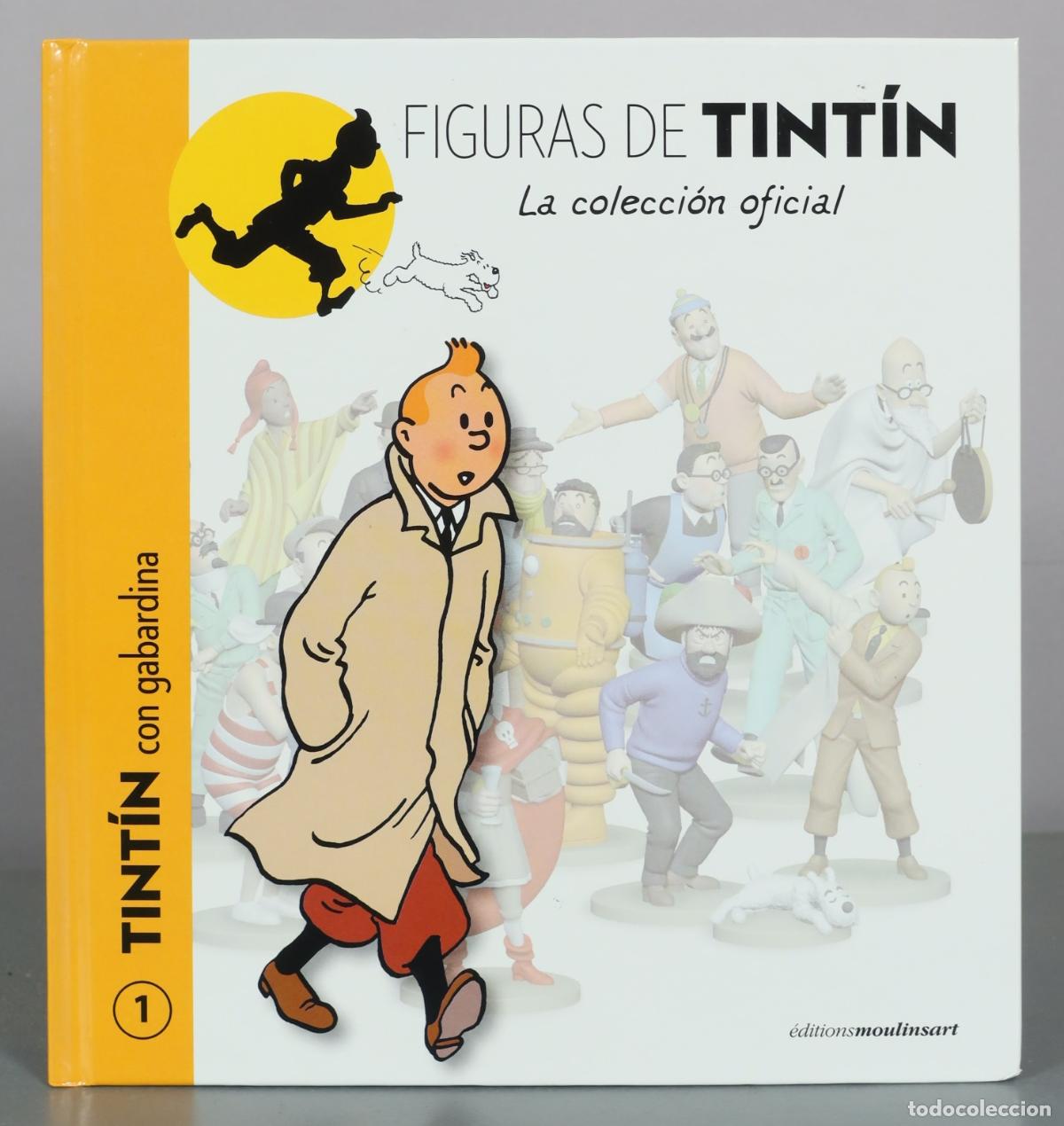 C&oacute;mics: Figuras de Tint&iacute;n - La colecci&oacute;n oficial - Tint&iacute;n con gabardina - &Eacute;ditions Moulinsart
