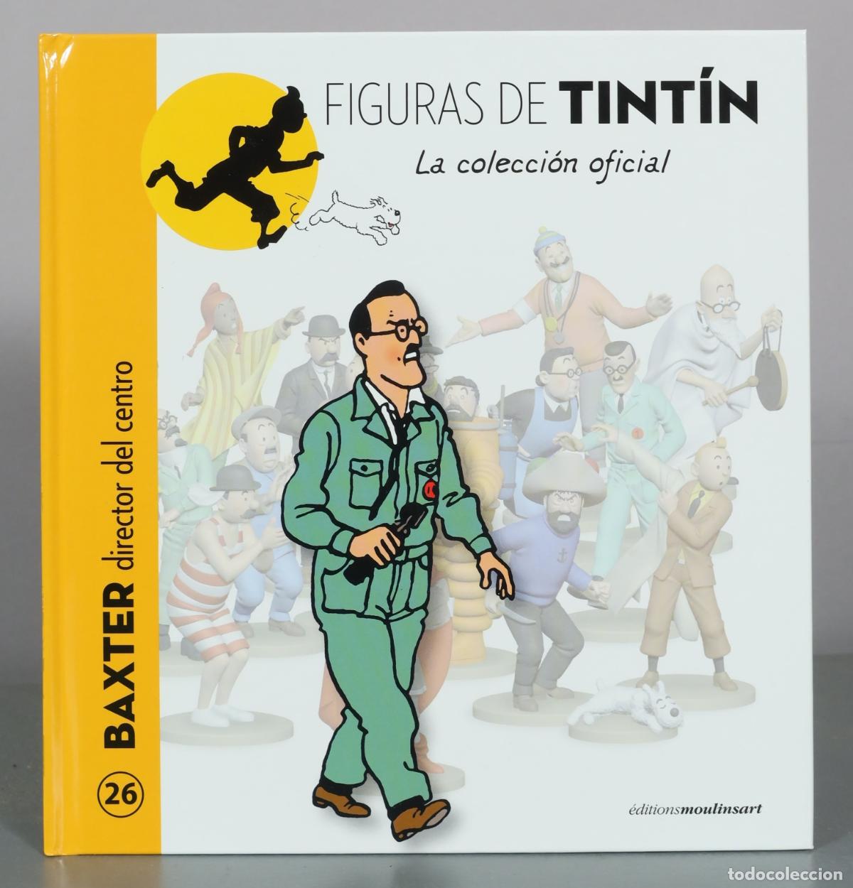 C&oacute;mics: Figuras de Tint&iacute;n - La colecci&oacute;n oficial - Baxter director del centro - &Eacute;ditions Moulinsart