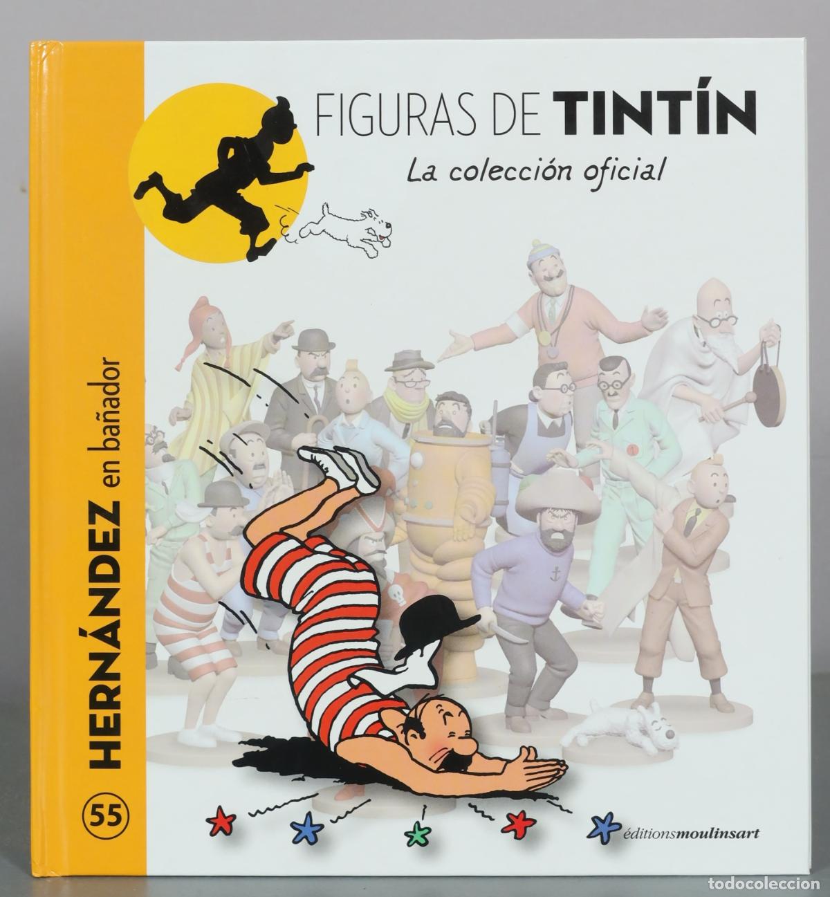 C&oacute;mics: Figuras de Tint&iacute;n - La colecci&oacute;n oficial - 55 - Hern&aacute;ndez en ba&ntilde;ador - &Eacute;ditions Moulinsart